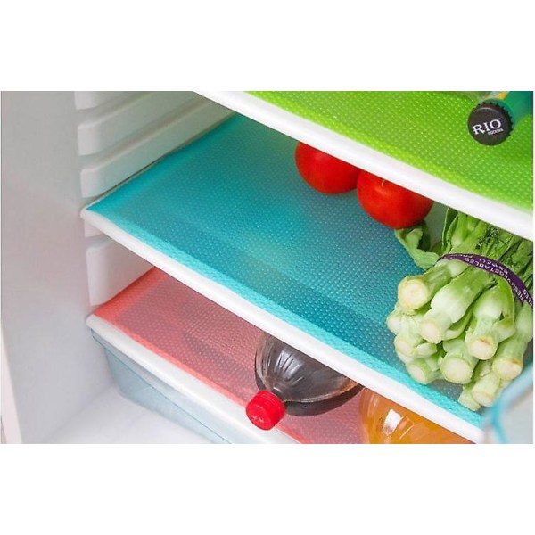 10 Pack Refrigerator Mats,washable Fridge Mats Liners Waterproof Fridge Pads Mat Shelves Drawer Table Mats Refrigerator Liners For Shelves