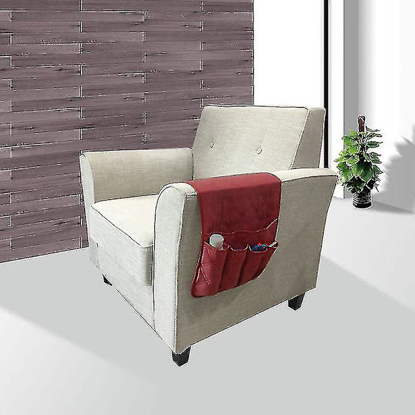1 stk Sofa Armlæn Organizer Taske Sofa Stol Tv Fjernbetjening Magasin Vandafvisende Opbevaringstaske
