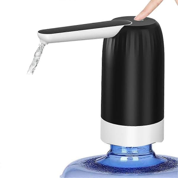5 Gallon Dunk Portabel Vattendispenser, Vattenflaskpump 5 Gallon Vattendispenser, USB-laddning Dricksvattendispenser