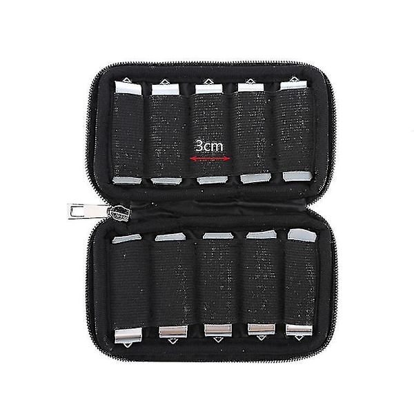 USB-muistitikkujen kotelo, USB-tallennustilan kotelo, USB-pidike, säilytyspussi USB-muistitikulle, elektroniikkalaitteiden järjestäjä USB-muistitikulle, USB-kotelo, peukalokiintolevy