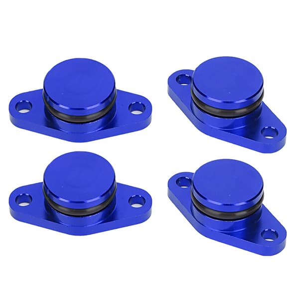 4x22mm motorhvirvelflapfjernelsespropper med gummipakninger til E87 120d (blå)