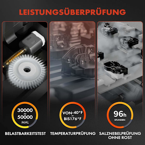 Dörrlåsställdon Baklucka Kompatibel med Clio MK III Megane/Megane Sport Tourer MK II Megane I MK I 2002-2012 8200076256 Gray