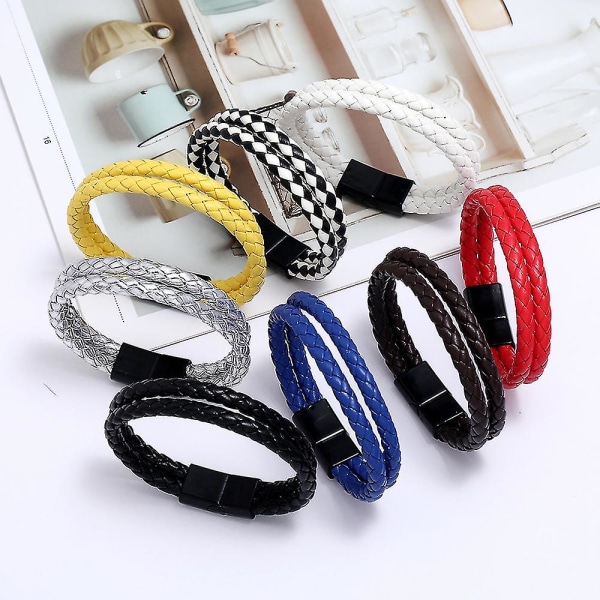 Trendig Retro Flätad Dubbelcirkel Armband Enkel Mode Armband