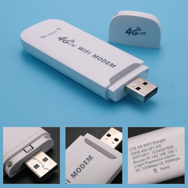 Trådlös 150mbps 4g Lte USB modem Bärbar USB gränssnitt Wi-fi-router