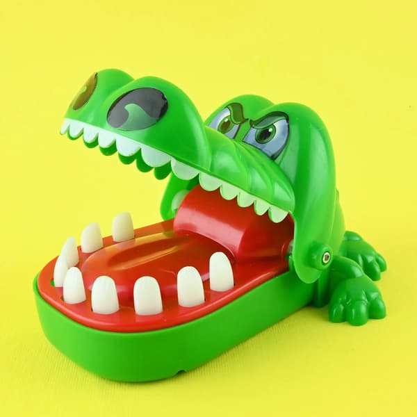 Krokodillespil 13 cm - Robetoy