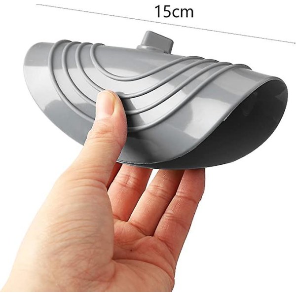 Badkarspropp i silikon, Universal Handfatstopp Avtappningsplugg För kök Badrum Tvättstuga 1 st (grå)