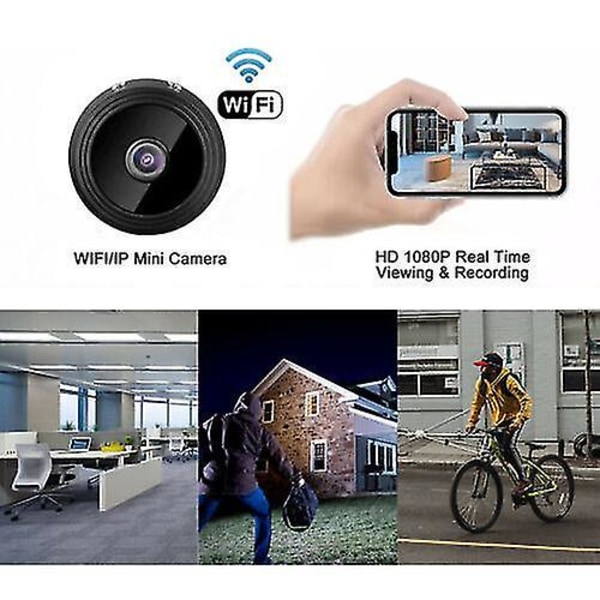 1080p Hd Ir Wireless Wifi Innendørs og Utendørs Mini IP-kamera Hjemmesikkerhetskamera