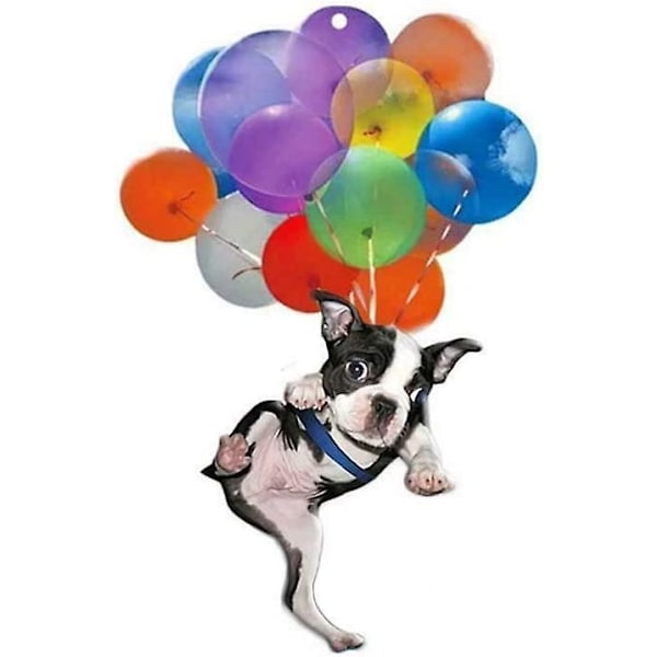 Bilstolpsspegelprydnader, Kreativa Söta Kattbilhänge med Färgglada Ballonger, Bilinredningstillbehör, Bilstolpsspegelhänge H