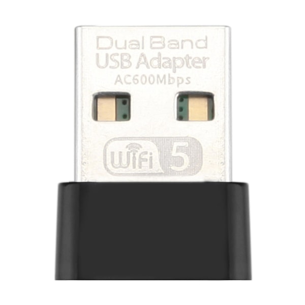 Trådløst nettverkskort Pc Laptop Wifi Adapter Usb Dongle Wlan-mottaker 2,4g/5,8g