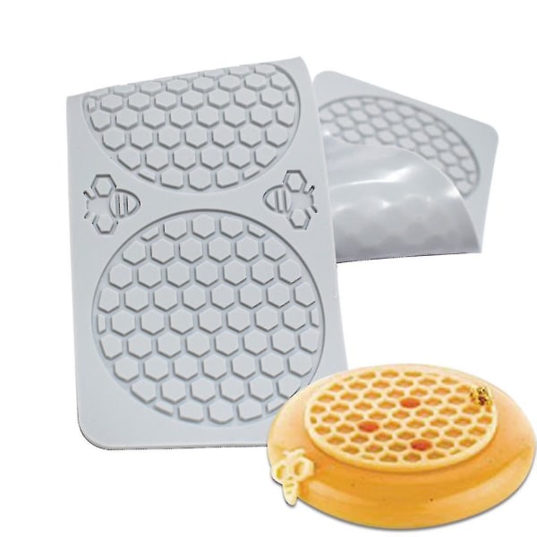 Honeycomb Shape Silikonform Honeycomb Chokoladeforme Dekoration Indsæt Net, Mcm-277