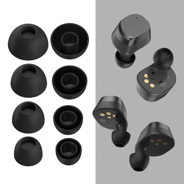 8 st Silikon Öronproppar Diameter 8-14mm för True Wireless 4 Hörlurar Öronproppar Öronadaptrar