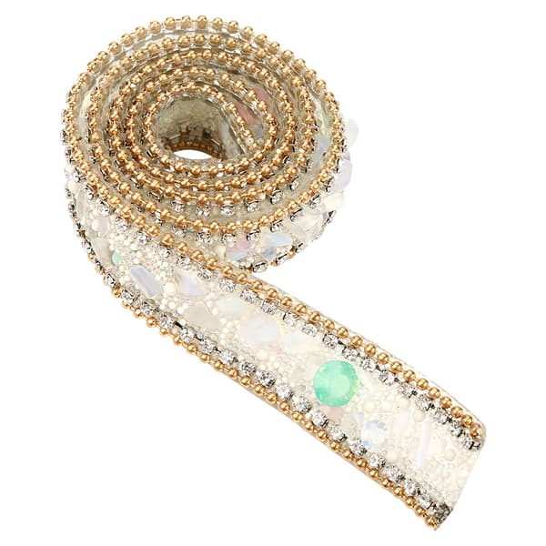 100*2cm Rhinestone Bånd Glitrende Små Diamant Wrap Rull Dekorasjon (#01)