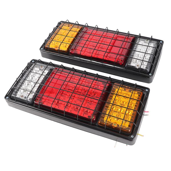 2 stk 12V LED baklys Brems Revers 40 LED indikatorlys for tilhenger lastebil båt