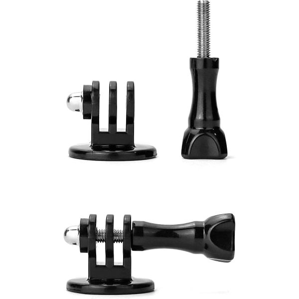 4 stativfästeadapter standard 1/4\" med 4 st vingskruvar, kompatibel med Gopro Session, Gopro Fusion, Gopro Hero, Gopro Max, Dji Osmo, Sjcam-kamera