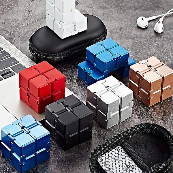 Avkopplande Leksaker Premium Infinity Cube Bärbar Avkoppling Barn Vuxna