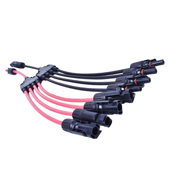 Easy Connection solpanel Y-gren kabeladapter 10AWG Y-stik kabel vedvarende til effektive simple panelopsætninger