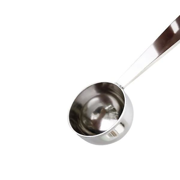 Kaffe Måttskopa Och Tamp, Espresso Skopa, Espresso Mått Tamp (2-pack, Silver)