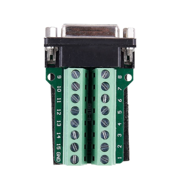 Db15 D-sub Vga 15-pins Hunnadapter Jack Terminal Breakout Pcb-kort