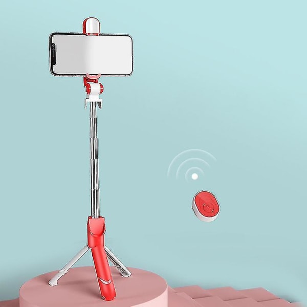 Trådlös Bluetooth fjärrkontroll Selfie Stick, kan förlängas 70 cm