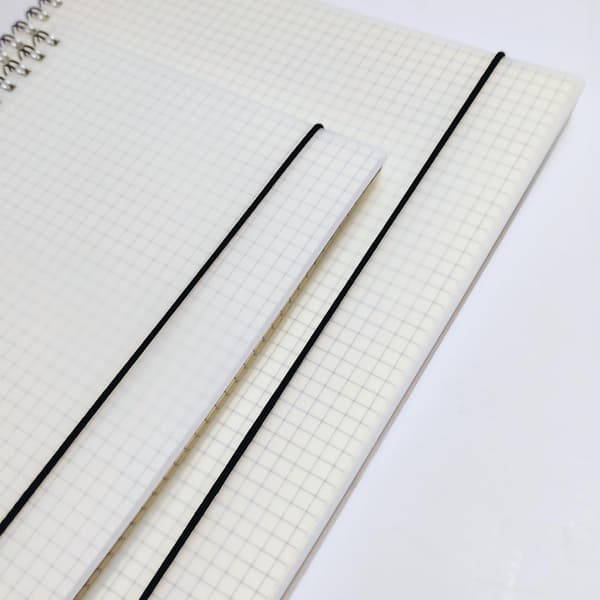 Sæt med 3 spiralnotesbøger (A4/A5-størrelser), 80 g/m² gitterpapir, spiralnotesbog (A4)