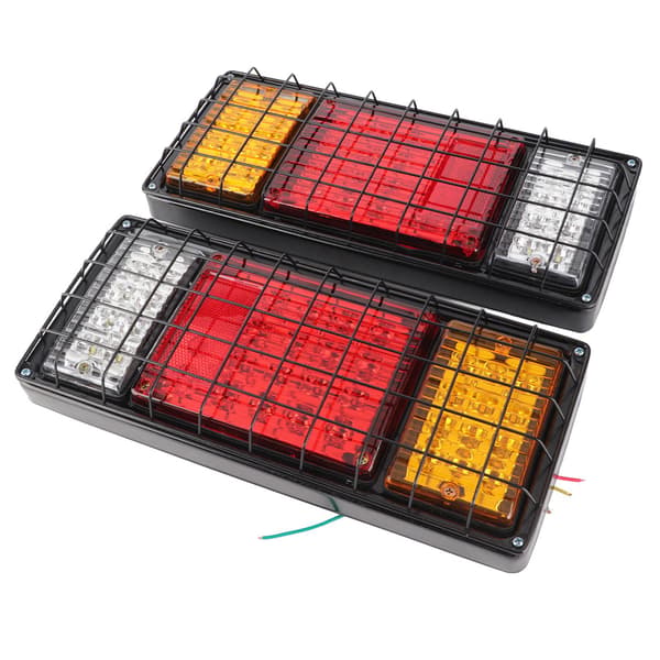 2 stk 12V LED baklys Brems Revers 40 LED indikatorlys for tilhenger lastebil båt