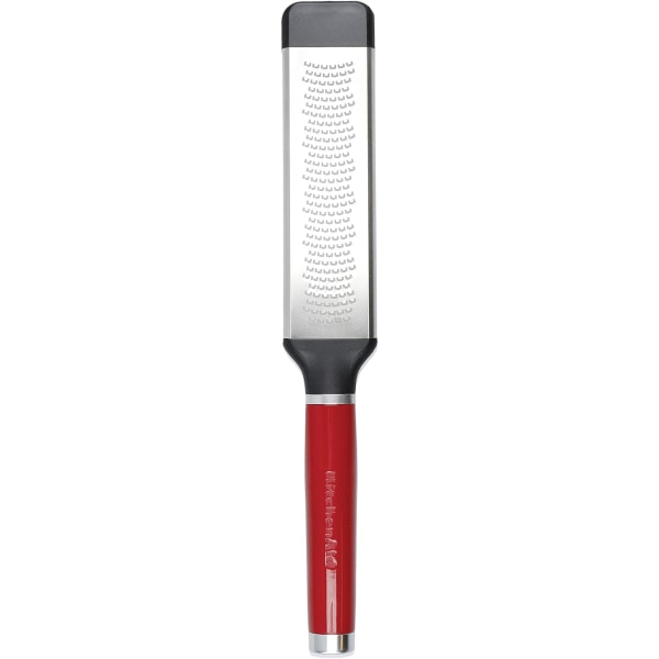 d Core Fine Etched Grater, Empire Red, 12,4 tommer, Rustfrit Rustfrit Stål, KAG321OHERE, DX261 Fine Grater Tin Opener