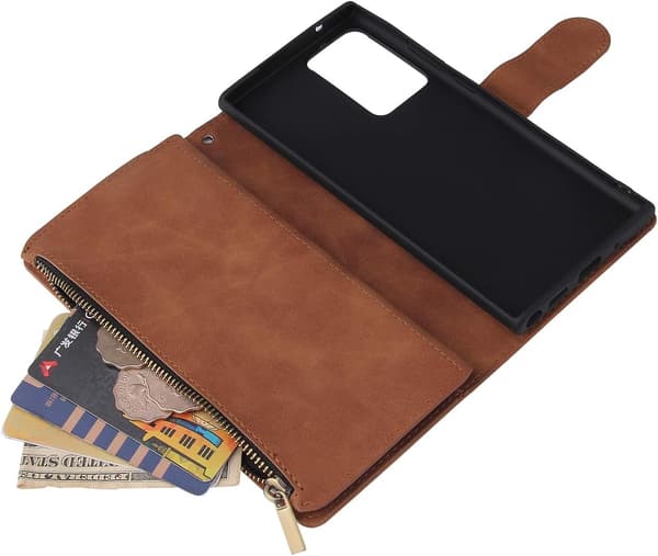 Kompatibel med Samsung Galaxy Note 20 Ultra Wallet Case Te