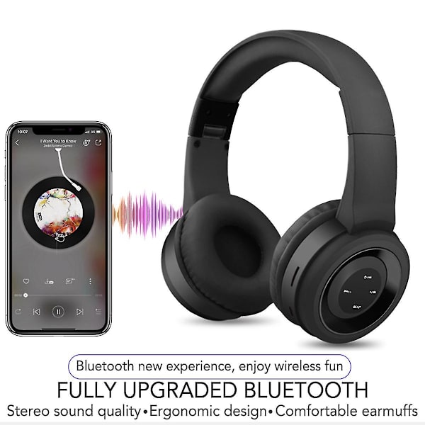 Bluetooth-kuulokkeet Langattomat kuulokkeet Melunvaimennus Taittuvat säädettävät kuulokkeet Subwoofer Urheilukuulokkeet