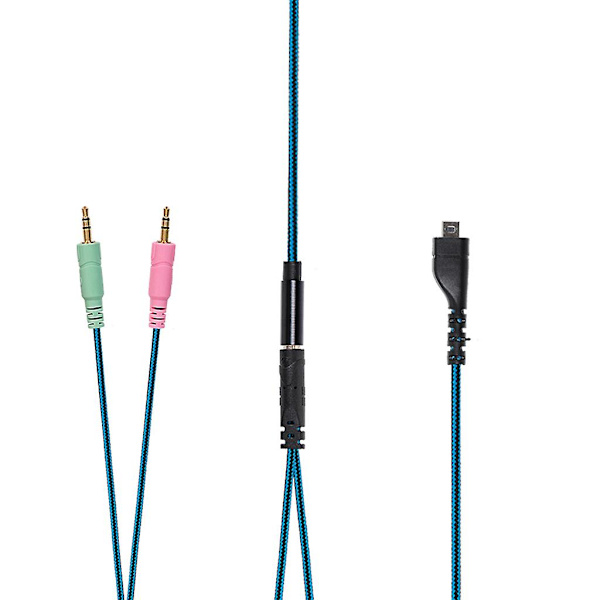 Øretelefonkabel lydlinje for Arctis 3 5 7 headset ledning 200 cm lengde ledning