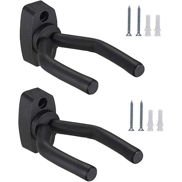 Gitarrhållare Vägg Hängare Hook Håll Montera Set Av Crday 2 Ukulele Rack Fäste Display