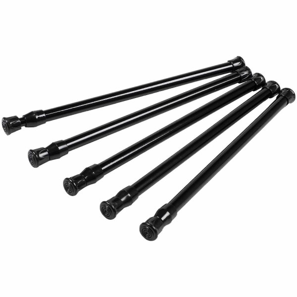 5-pack gardinstänger spänningsstänger fjädergardinstång för DIY-projekt, utdragbar bredd, 11,81 till 2