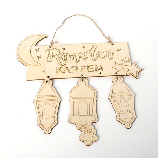 Eid Trefigurer Form Hjemmedekorasjon Ramadan Dekorasjon Islamsk for Muslimsk Fest
