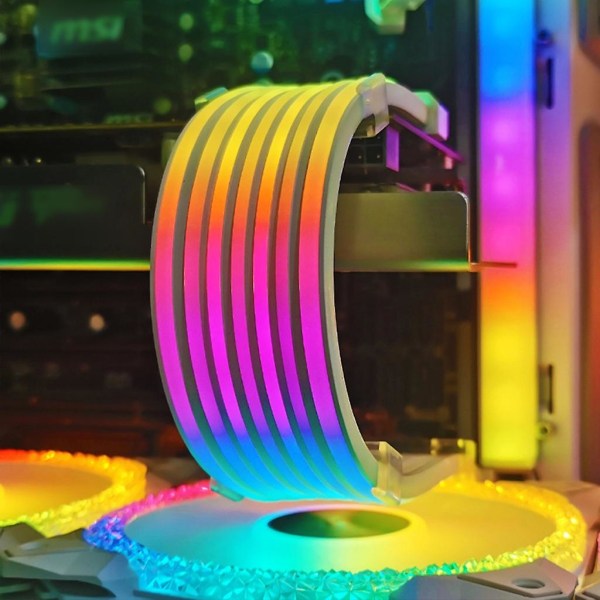 Neon Argb Led Stripe Solf Bøybar Tape Lampe For Datamaskin Chassis Led Lys 5v/3p