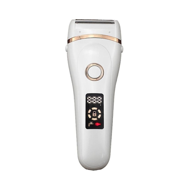 Elektrisk epilator USB vandtæt LCD dame barbermaskine trimmer hele kroppen hårfjerning instrument hjem