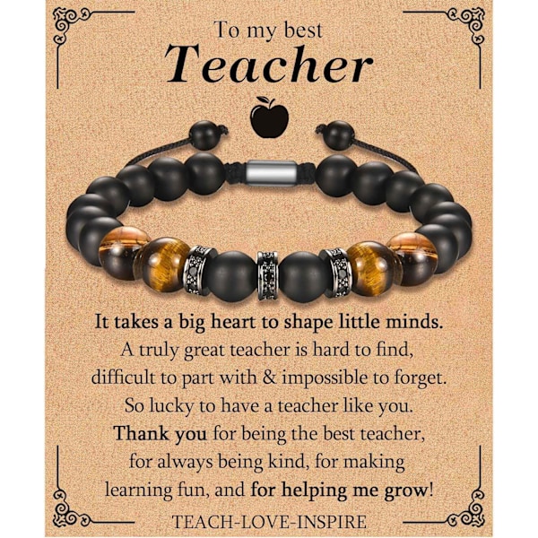 Gaver til Mænd Drenge, Kæreste Mand Armbånd Tigerøje Armbånd til Far Mormor Søn Onkel Bror, Perler Armbånd Gave til Fødselsdag Far Husband Husband