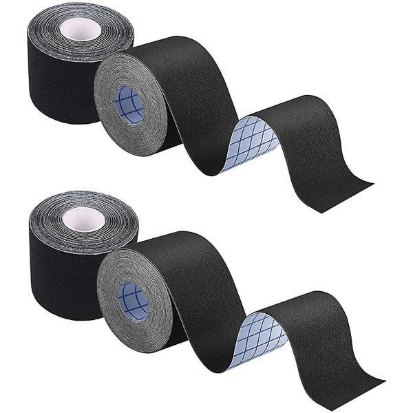 Kinesiologi Tape, 16,5ft Uskåret K Tape Ruller, 4 Pak Atletisk Tape, Vandafvisende