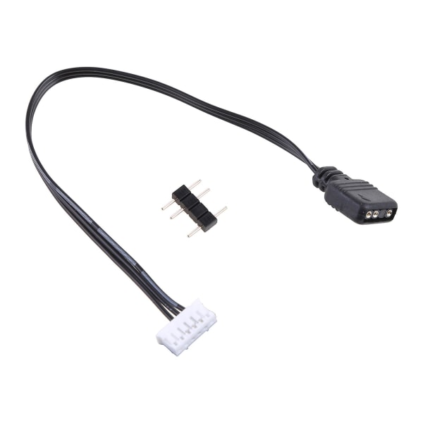 För Coolmoon fläktkontrolleradapterkabel 4pin/6pin till 5v Argb 3pin-omvandlare
