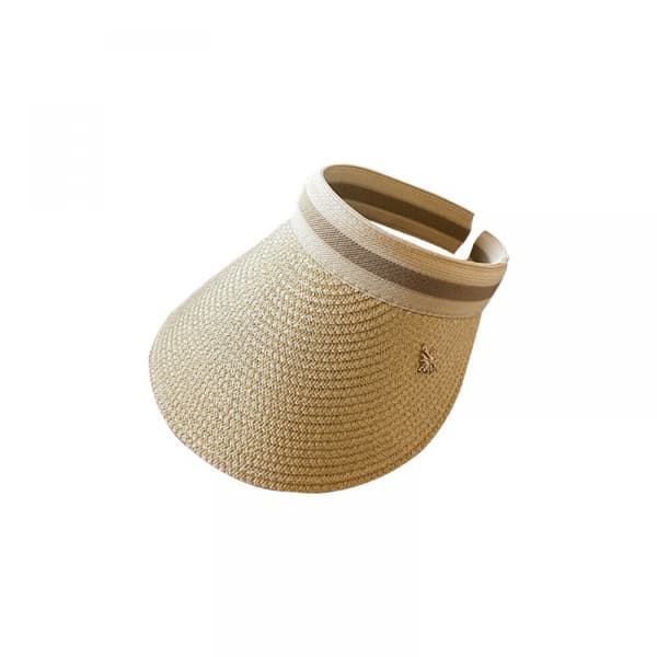 Solhat til kvinder, bredskygget hat til kvinder, hat Beige