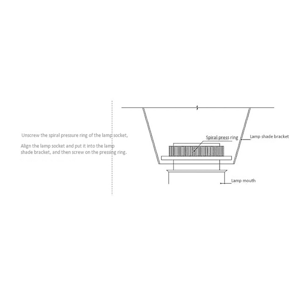 2x Mini Transparent Lampeklokke til Sengelampe, Chandelier, Vægslampe, Bordlampe - Udskiftningsskærm