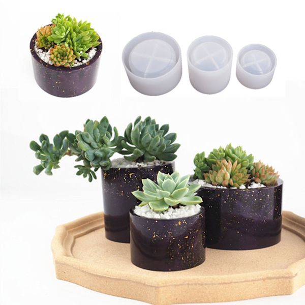 Blomsterpot opbevaringsform Smykkeornamentform Diy Håndlavet boligindretning