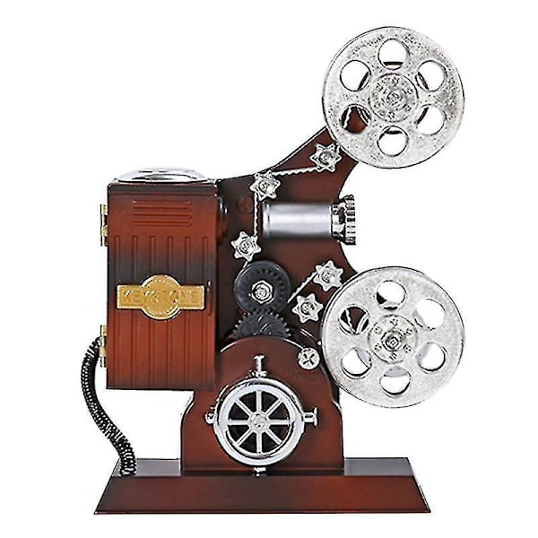 Retro Gammal Filmprojektor Musikbox Modell Heminredning