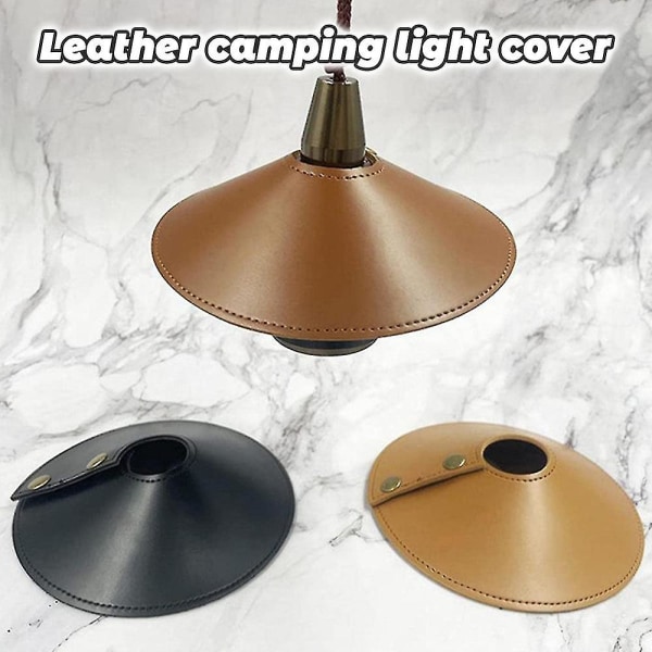 Light Shade Camping Leather Lampshade Floor Leather Light Cover Replacement