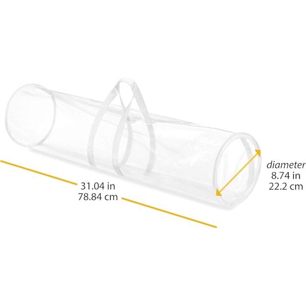 Portabel Presentpappersorganiserare Clear 25 Count (Pack of 1)