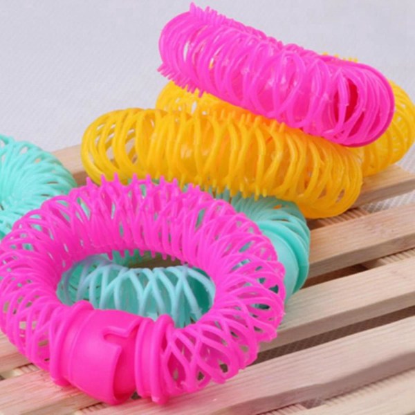 Mote 16 stk Magic Hair Curler Spiral Curls Roller Donuts Curl Hair Styling Tool Hårtilbehør