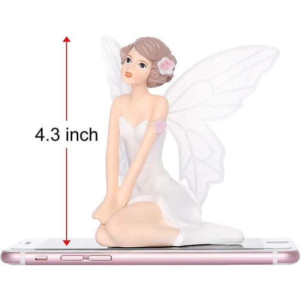 Fairies Figurines Angel Girl Cake Topper Diy Birthday Wedding Cake Decoration, Set Of 3