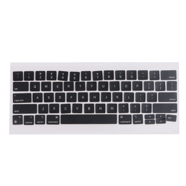 Udskiftningstastatur Tastaturknapper Taster, komplet sæt af os engelske taster til Mac A2289