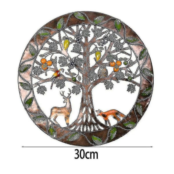 Eden Tree Of Life Metall Vegg Art Ornaments Hjem Rom hengende dekorasjon