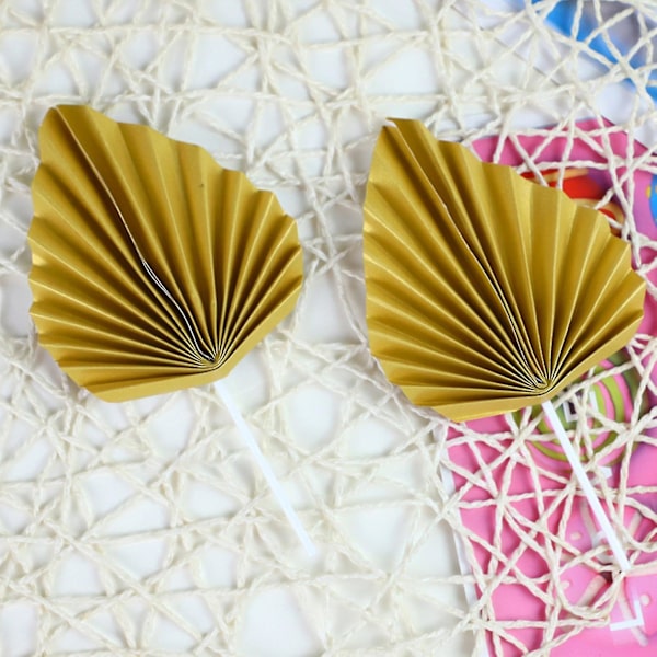 4 Set Cake Topper Manship Bred Applicat Vertikal Blad Tårta R