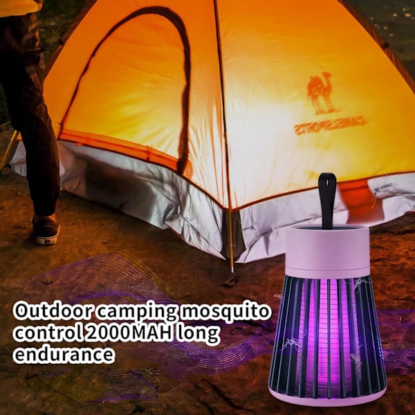 Mozz Guard Hyttyskarkotin, 2024 Uuden Sukupolven Kannettava Langaton Hyttyskarkotin, USB-Lataus ja Alhainen Melutaso, Sopii Sisätiloihin, Kotipuutarhaan, Leirintään, P 1.0 Gray3PCS
