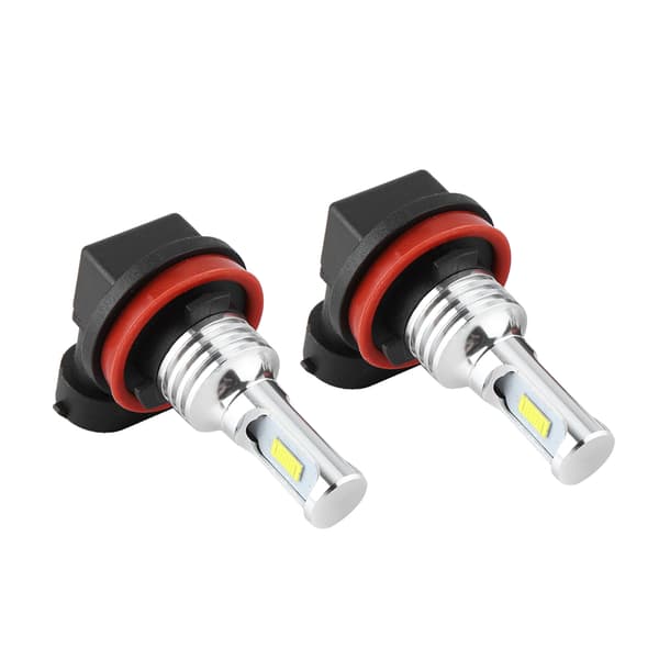 1 par universelle 6000K bil LED hvite tåkelys (H8/H11)